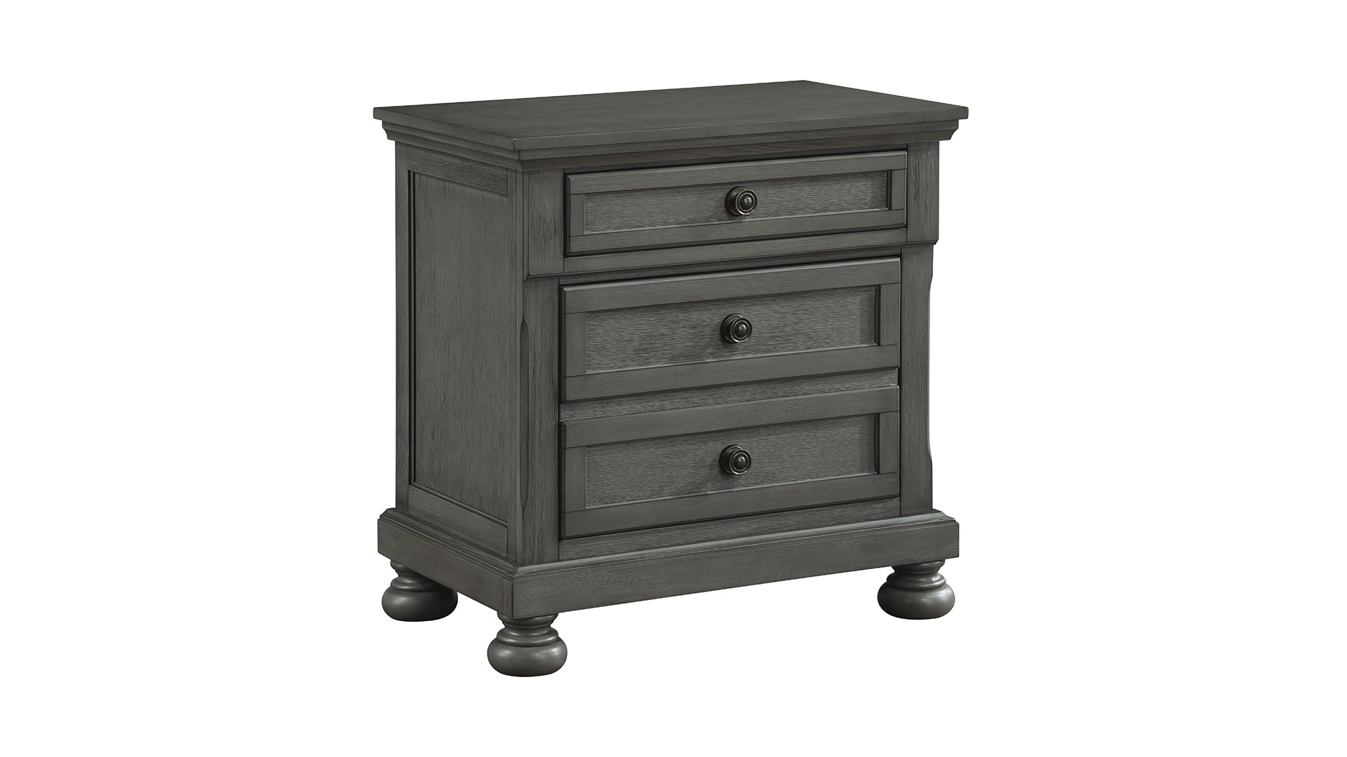 Jackson Modern Style 2 Drawer Nightstand Made