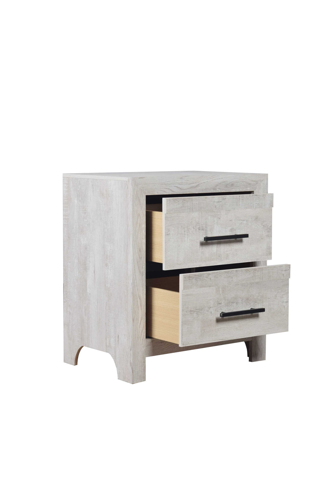 Denver Modern Style 2 Drawer Nightstand Made with