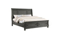 Jackson Modern Style Queen Bed Made with Wood &