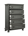 Jackson Modern Style 5 Drawer Chest Made with Wood & gray-gray-bedroom-contemporary-traditional-solid