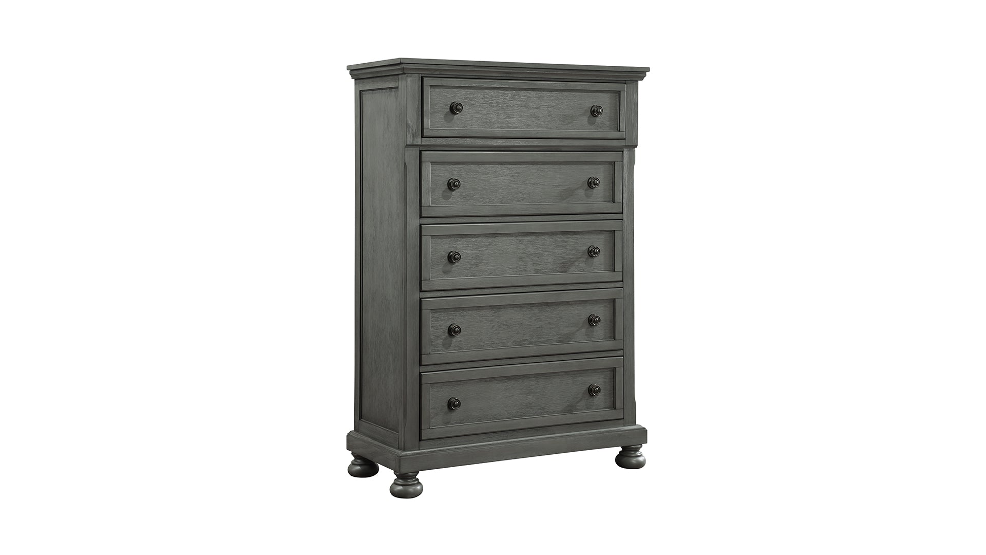 Jackson Modern Style 5 Drawer Chest Made with Wood & gray-gray-bedroom-contemporary-traditional-solid