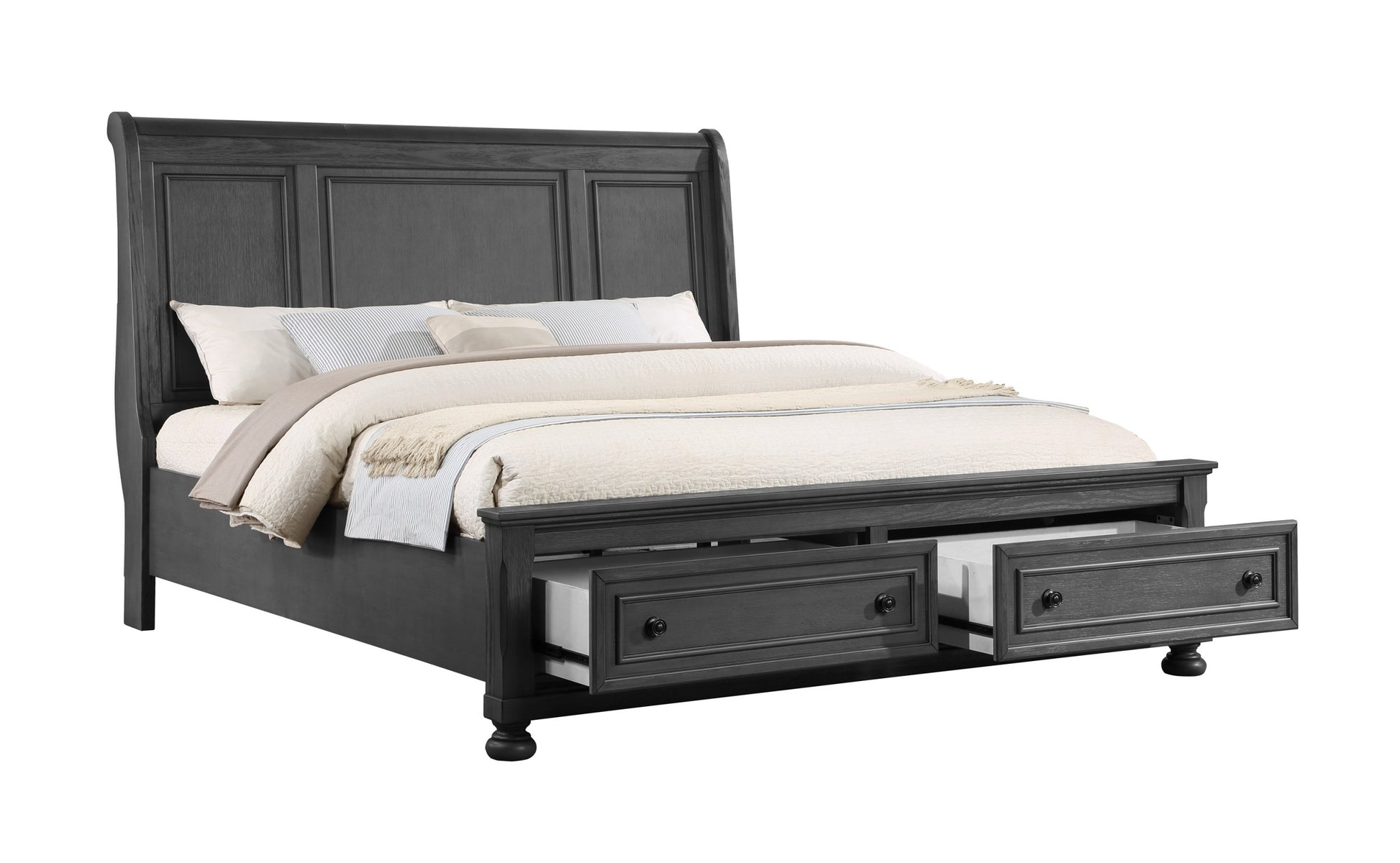 Jackson Modern Style Queen Bed Made with Wood &