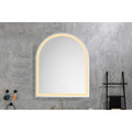 30*36 LED Lighted Bathroom Wall Mounted Mirror with white-aluminium