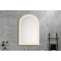 36*20 LED Lighted Bathroom Wall Mounted Mirror with white-aluminium