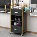 Locking Salon Storage Cabinet,Beauty Barber Salon gold+black-modern-mdf-mdf+metal