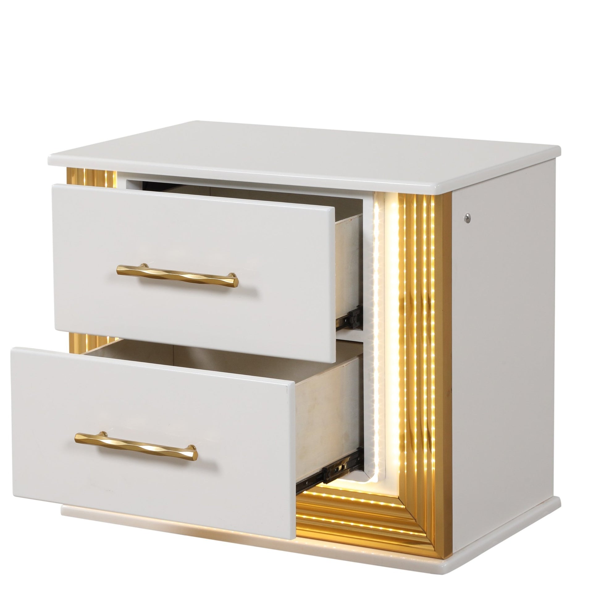 Obsession Contemporary Style 2 Drawer Nightstand