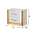 Obsession Contemporary Style 2 Drawer Nightstand