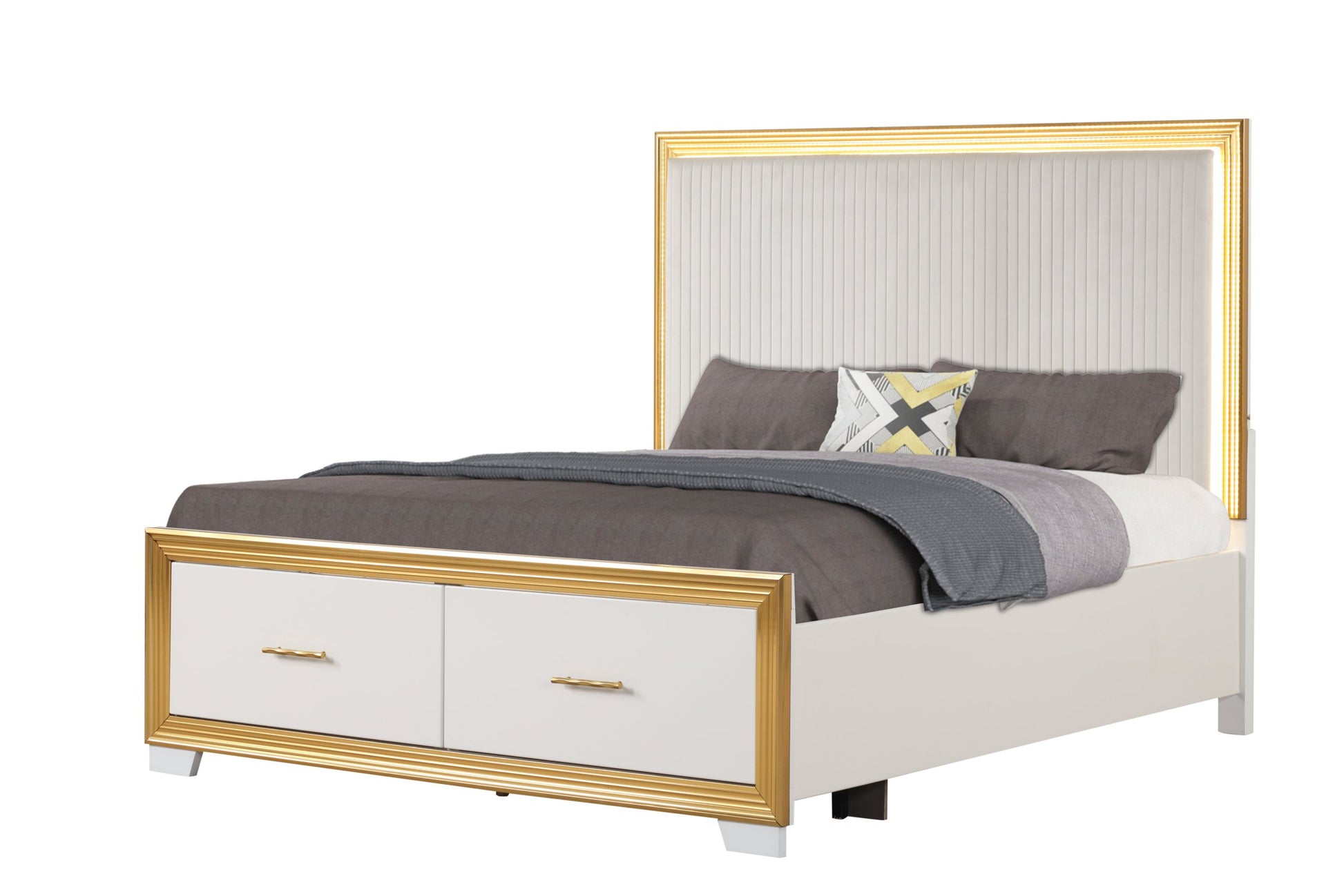 Obsession Contemporary Style Queen Tufted Bed