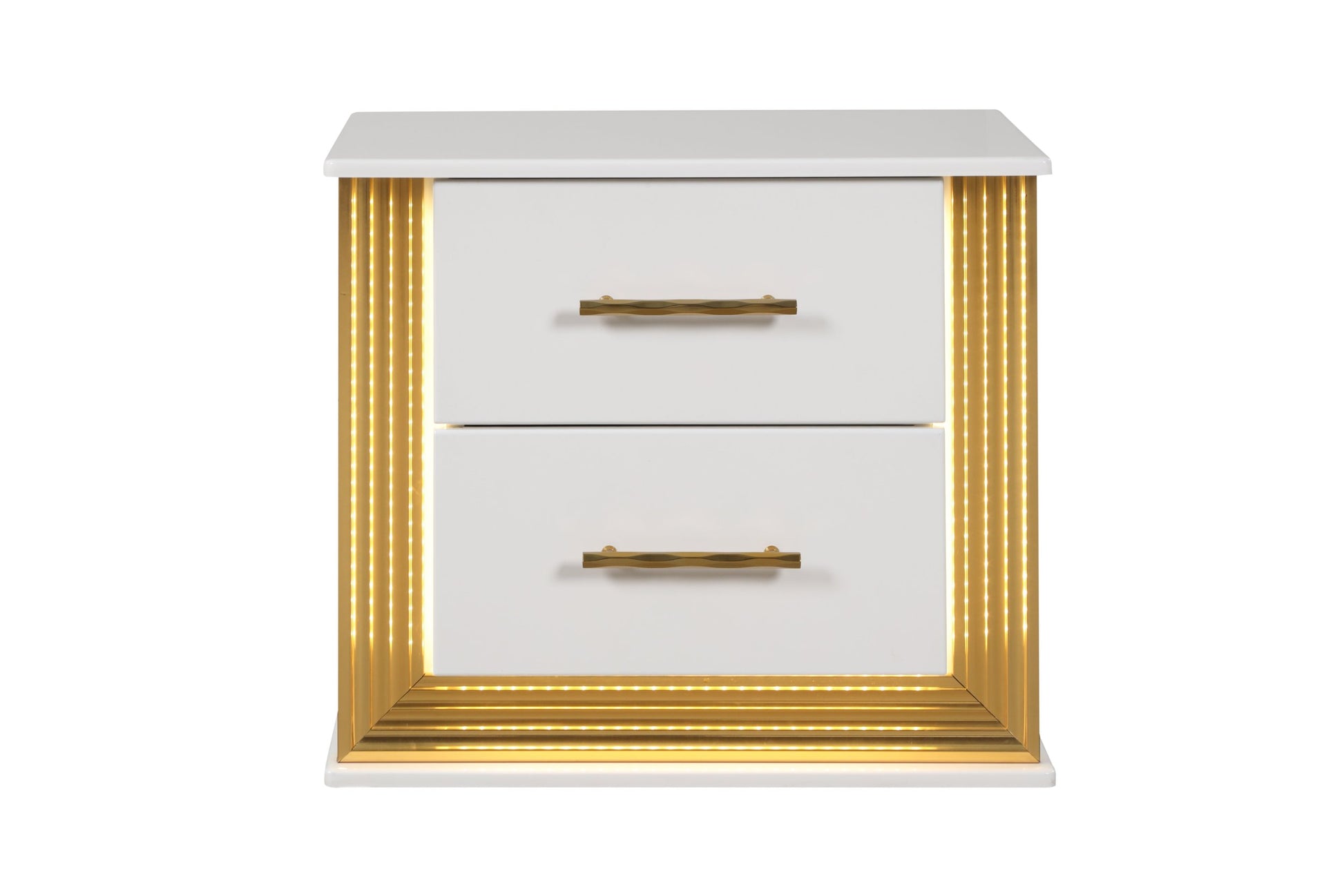 Obsession Contemporary Style 2 Drawer Nightstand