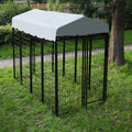 Dog Kennel with Roof Cover Heavy Duty Dog Crate