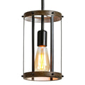 Vintage Rustic Pendant Light Metal Cage Pendant Lamps black-metal