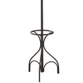 Black 12 Hook Coat Rack