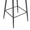 SET OF 2 Gray Fashion velvet stool, Counter Height gray-bar stools & counter stools-velvet-garden &