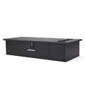 Classic Wall Mounted Styling Station with Drawer and black-particle board