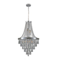 Chromium color Crystal Chandeliers,Large Contemporary chrome-luxury-iron