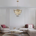 Gold Luxury Crystal Chandelier Modern Chandeliers gold-luxury-iron