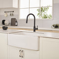 Touchless Kitchen Faucet,Hands Free Automatic Smart black-kitchen-contemporary-ceramic-brass