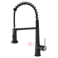 Touchless Kitchen Faucet,Hands Free Automatic Smart black-kitchen-contemporary-ceramic-brass