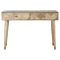 Natural Storage Console Table