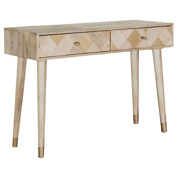 Natural Storage Console Table