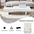 A modern and practical coffee table with imitation white-mdf