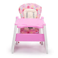 Multipurpose Adjustable Highchair for Baby Toddler pink-polypropylene