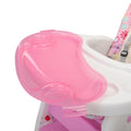 Multipurpose Adjustable Highchair for Baby Toddler pink-polypropylene