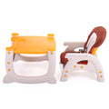 Multipurpose Adjustable Highchair for Baby Toddler yellow-polypropylene