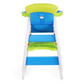 Multipurpose Adjustable Highchair for Baby Toddler blue-polypropylene