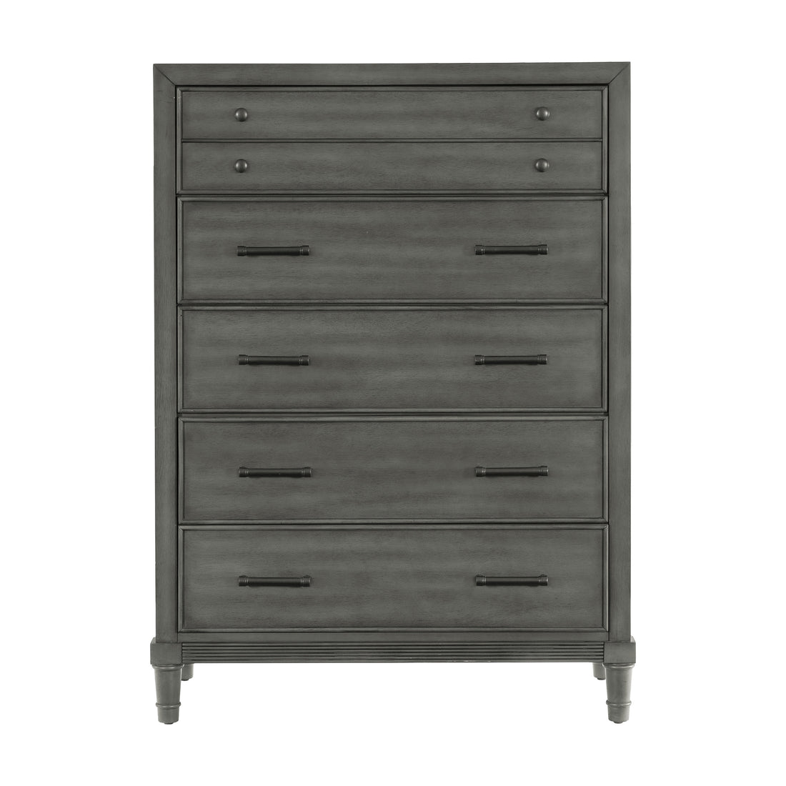 Modern Transitional Style Bedroom Furniture 1pc Chest gray-bedroom-modern-transitional-wood