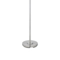 Chrome Metal Base Floor Lamp