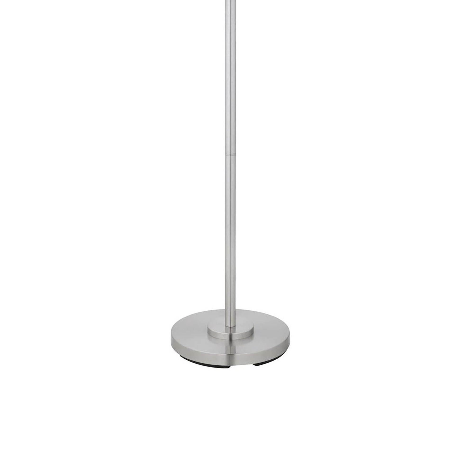 Chrome Metal Base Floor Lamp