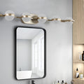 Vanity Lights With 6 LED Bulbs For Bathroom Lighting brushed gold-modern-acrylic