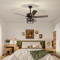 52'' Plywood blades ceiling fan with remote