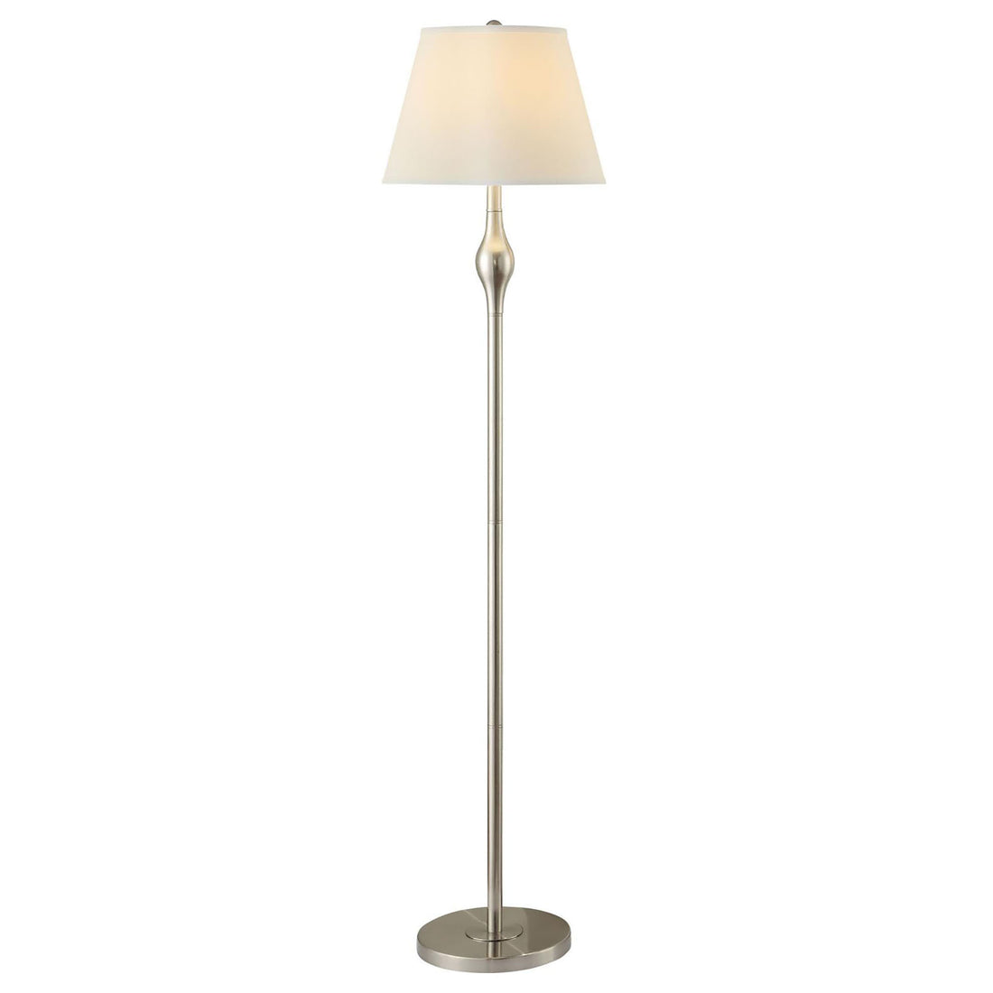 Beige and Brushed Nickel 3 Piece Lamp Set