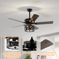 52'' Plywood blades ceiling fan with remote