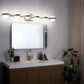 Vanity Lights With 6 LED Bulbs For Bathroom Lighting brushed gold-modern-acrylic