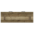 Weathered Pine and Dark Bronze 48 inch TV Console brown-primary living space-40-49 inches-50-59