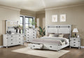 Loretta Modern Style Queen Bed Made with Wood in