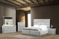 Da Vinci Modern Style King Bed Made with Wood in