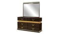 Dunhill Modern Style 5 Pc King Bedroom Set Made with box spring not required-king-brown-wood-brown-5