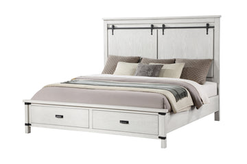 Loretta Modern Style Queen Bed Made with Wood in