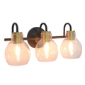 3 Bulb Waterproof Wall Sconce Lighting Bathroom