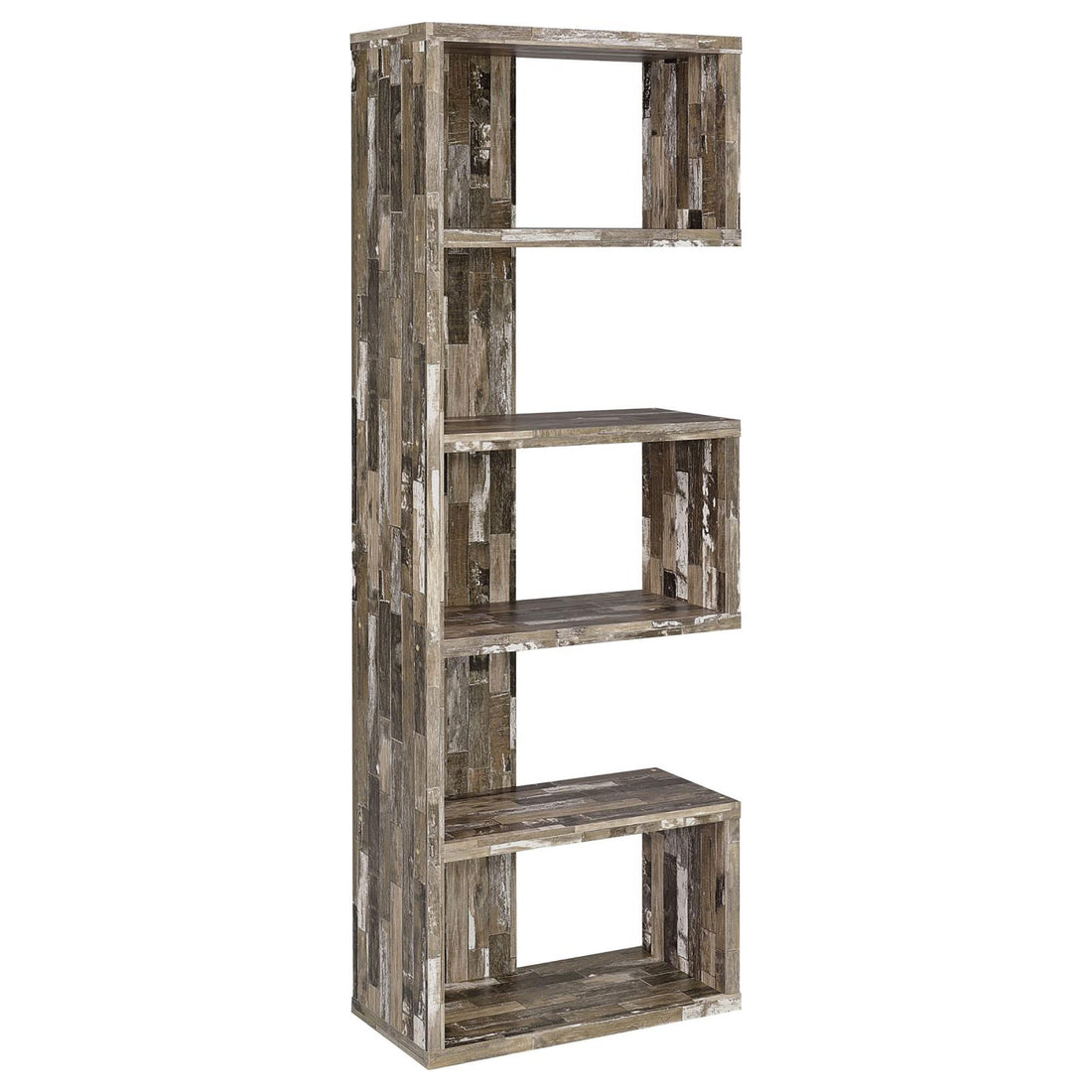 Leone Salvaged Cabin 5 Tier Bookcase