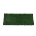 2PCS Realistic Artificial Grass Rug for Pet Potty green-polyethylene