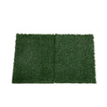 2PCS Realistic Artificial Grass Rug for Pet Potty green-polyethylene