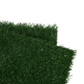 2PCS Realistic Artificial Grass Rug for Pet Potty green-polyethylene