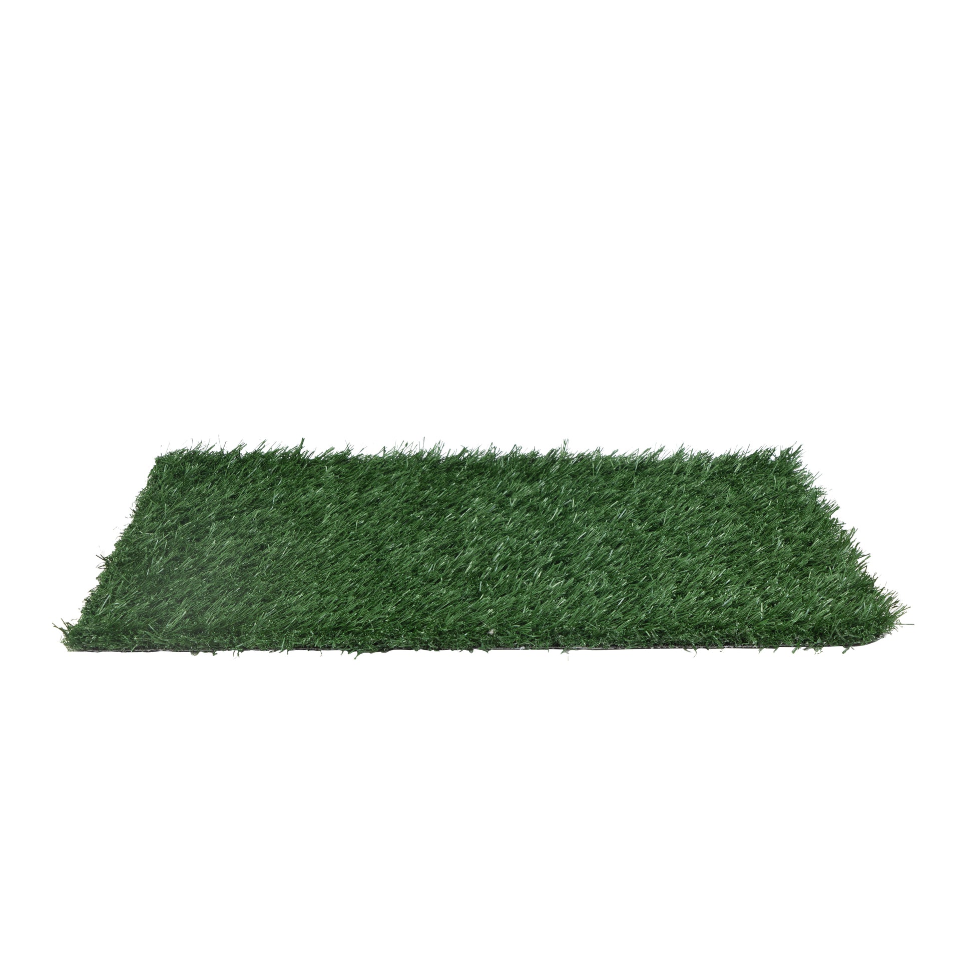 2PCS Realistic Artificial Grass Rug for Pet Potty green-polyethylene