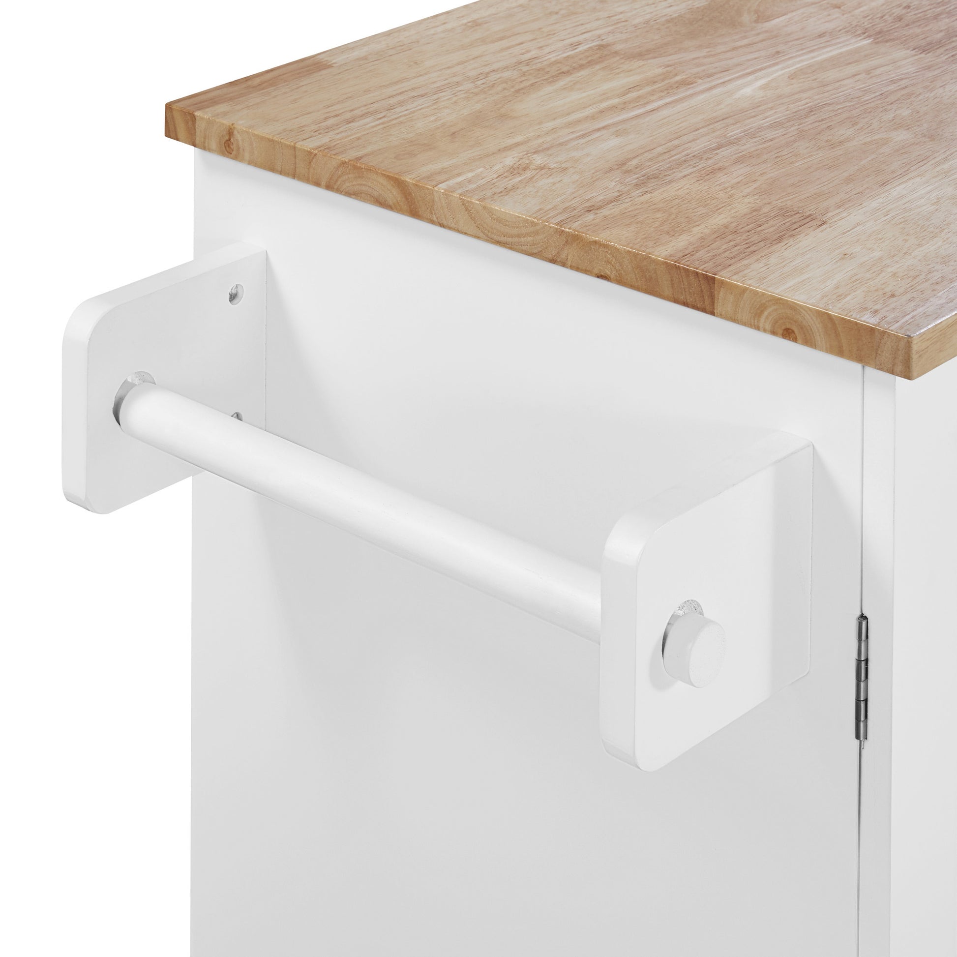 K&K Rolling Kitchen Island with Storage, Kitchen Cart