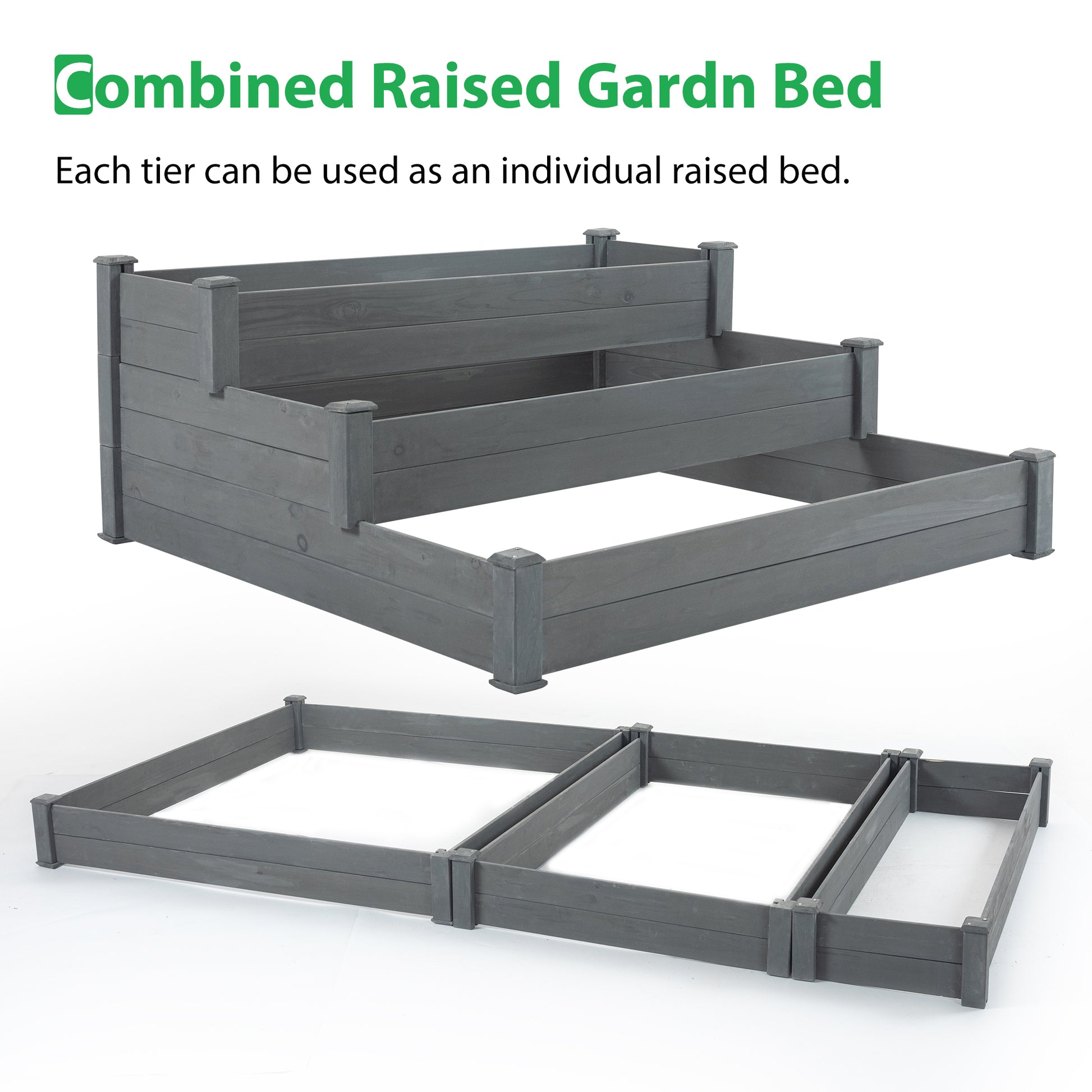 48.6 X 48.6 X 21In Raised Garden Bed Horticulture